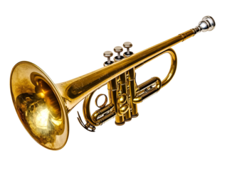 a close up of a trumpet
