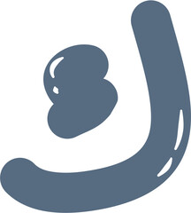 Cute hijaiyah arabic letter