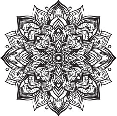 Fototapeta premium mandala vector design elements