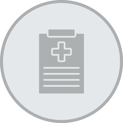 Fototapeta premium Health Report Icon Design