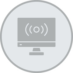 Live Broadcast Icon Design