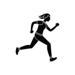 running a man vector silhouette art