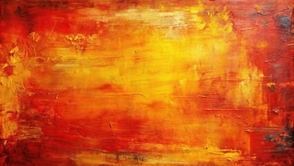 Obraz premium abstract painting with red, yellow, orange colors