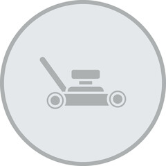 Lawnmower Icon Design