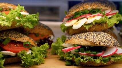 sandwich on a plate