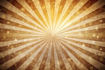 Classic Light Brown Retro Burst Vintage Ray Background for Nostalgic Design Projects