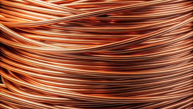 abstract background texture of copper wire