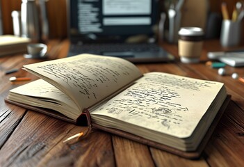 Obraz premium notebook