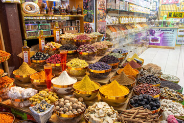 Spice market in Dubai City, United Arab Emirates