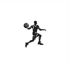 Obraz premium BASKETBALL SILHOUETTE 