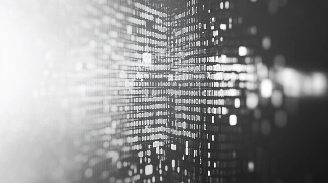 Abstract Data Visualization with Bright Elements