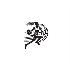 Basketball SVG, Basketball PNG, Sport SVG, Basketball player Silhouette, Basketball player Logo, Playing Basketball, Basketball Art Print
