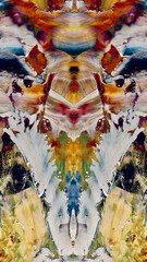 Fototapeta premium Abstract background art . Ethnic pattern. Mixtures of oil paint. Trendy hand painting canvas. Wall decor and Wall art prints Idea. 3D Texture. Art object