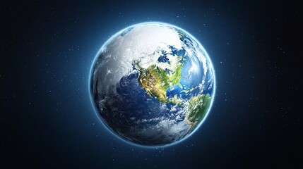 Fototapeta premium Tundra Ecosystem Viewed from Space