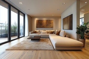 Modern scandinavian home interior design