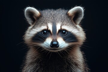Raccoon pattern background