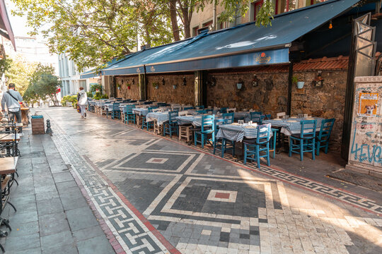 Generic street view in Kadikoy, Istanbul, Turkiye