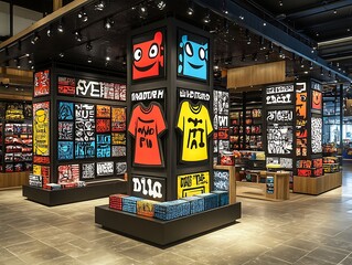 Colorful Graffiti Artworks Displayed in Urban Space