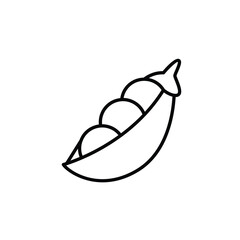 peas thin outline icon vector design good for web or mobile app