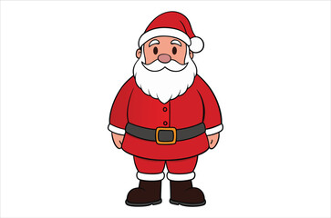 santa claus vector,   icon vector illustration,  santa claus silhouette of a santa claus isolated on a white background, eps, png, svg, vector,