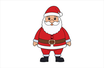santa claus vector,   icon vector illustration,  santa claus silhouette of a santa claus isolated on a white background, eps, png, svg, vector,