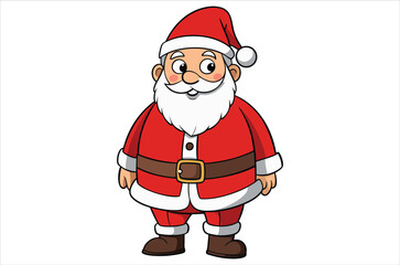 santa claus vector,   icon vector illustration,  santa claus silhouette of a santa claus isolated on a white background, eps, png, svg, vector,