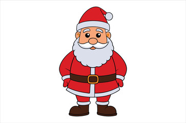 santa claus vector,   icon vector illustration,  santa claus silhouette of a santa claus isolated on a white background, eps, png, svg, vector,