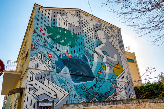 Beyond the Sea Mural by Millo