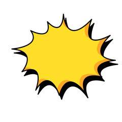 comic blast boom burst explosion 