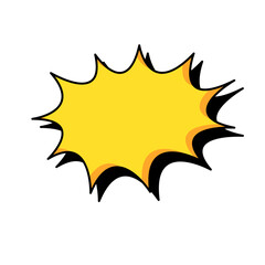 comic blast boom burst explosion 