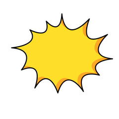 comic blast boom burst explosion 