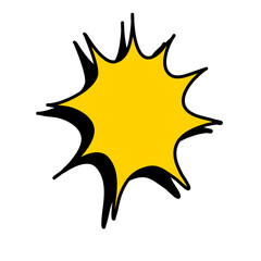 comic blast boom burst explosion 