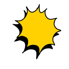 comic blast boom burst explosion 