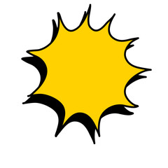 comic blast boom burst explosion 