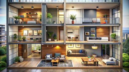 interior of a modern house