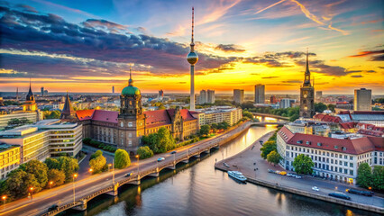 Obraz premium panorama of the city