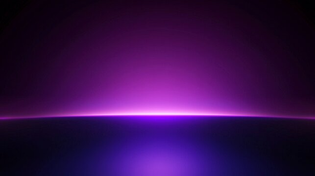 A gentle gradient transitioning from bold purple to rich black, with a light source positioned above, resulting in soft shadows on one side. The background remains uniform and simple in color.
