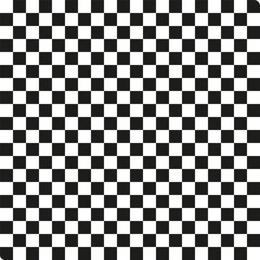 Fototapeta premium Classic black and white checkered pattern composed of small squares in a grid layout, offering bold visual contrast.