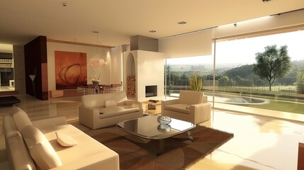 Simple interior design images for modern living rooms - an elegant and minimalist vision. These images showcase simple yet stylish interior designs for modern living rooms, creating a sense of tranqui