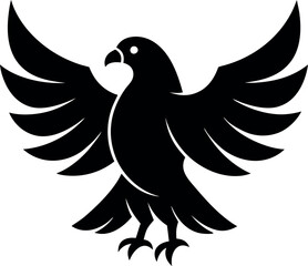 eagle silhouette vector design