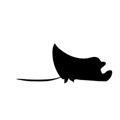 Manta Ray Silhouette