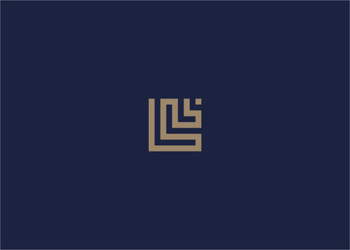 Letter ll square logo icon design vector design template inspiration