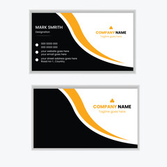   
Creative corporate business card design template