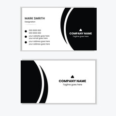   
Creative corporate business card design template