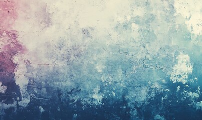 Obraz premium abstract gradient background with paint splatters warm pink to cool blue