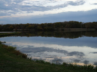Autumn at Cedar Lake Public Park in Olathe KS