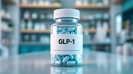 GLP-1 Pills in a Pharmacy