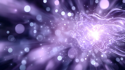 An Ethereal 3D Symbol of Quantum Energy Reflecting Tranquility and Creativity in Digital Animation