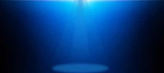  海の中に輝く光の背景画像 Background image of light shining in the sea