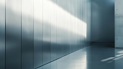 Brushed aluminum surface with a matte finish and subtle lines. grey background. Metal texture